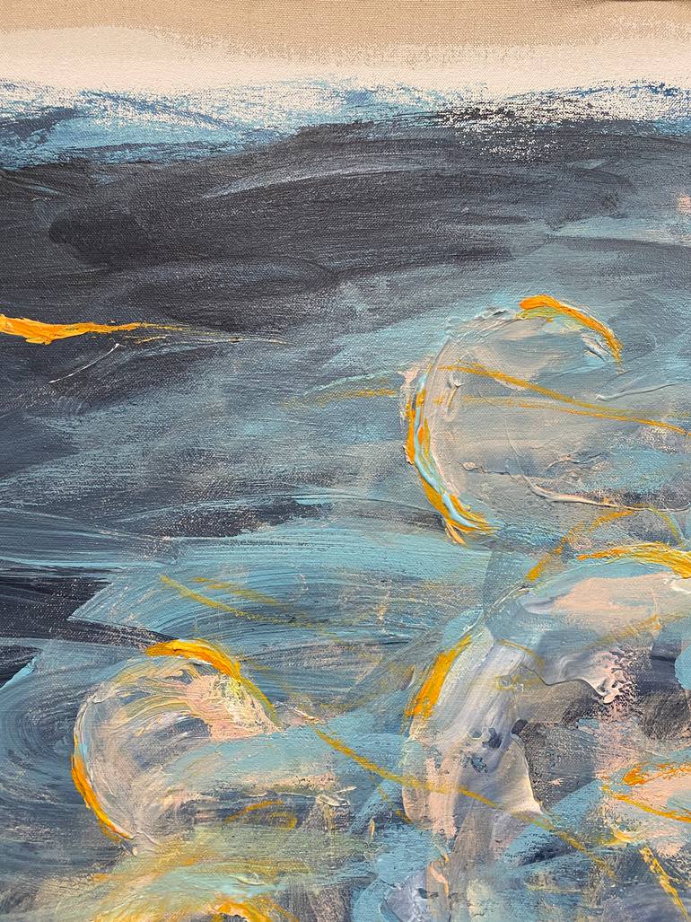 Original Abstract Expressionism Abstract Painting by Gabriela Horikawa