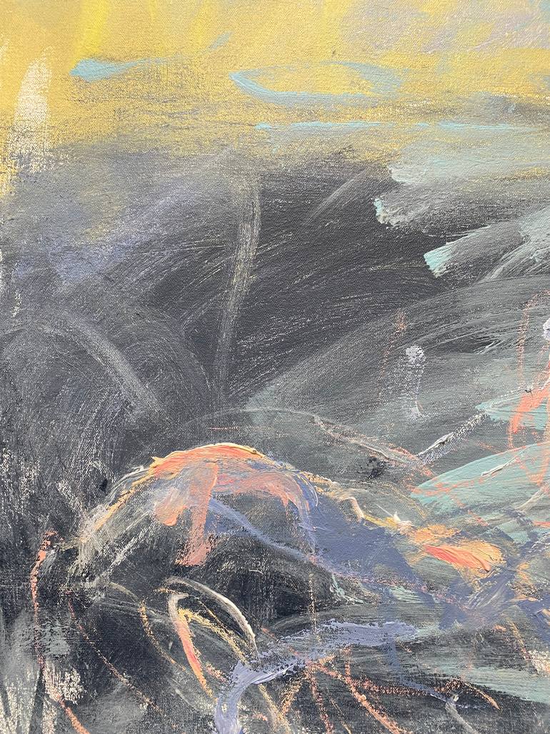 Original Abstract Expressionism Abstract Painting by Gabriela Horikawa