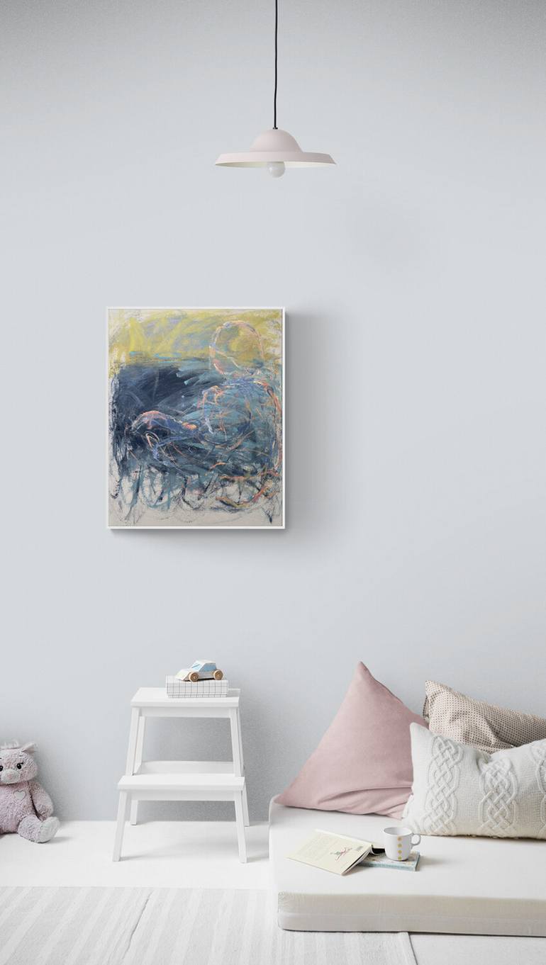 Original Abstract Expressionism Abstract Painting by Gabriela Horikawa