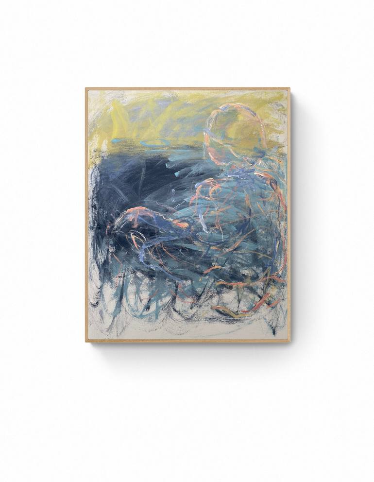 Original Abstract Expressionism Abstract Painting by Gabriela Horikawa