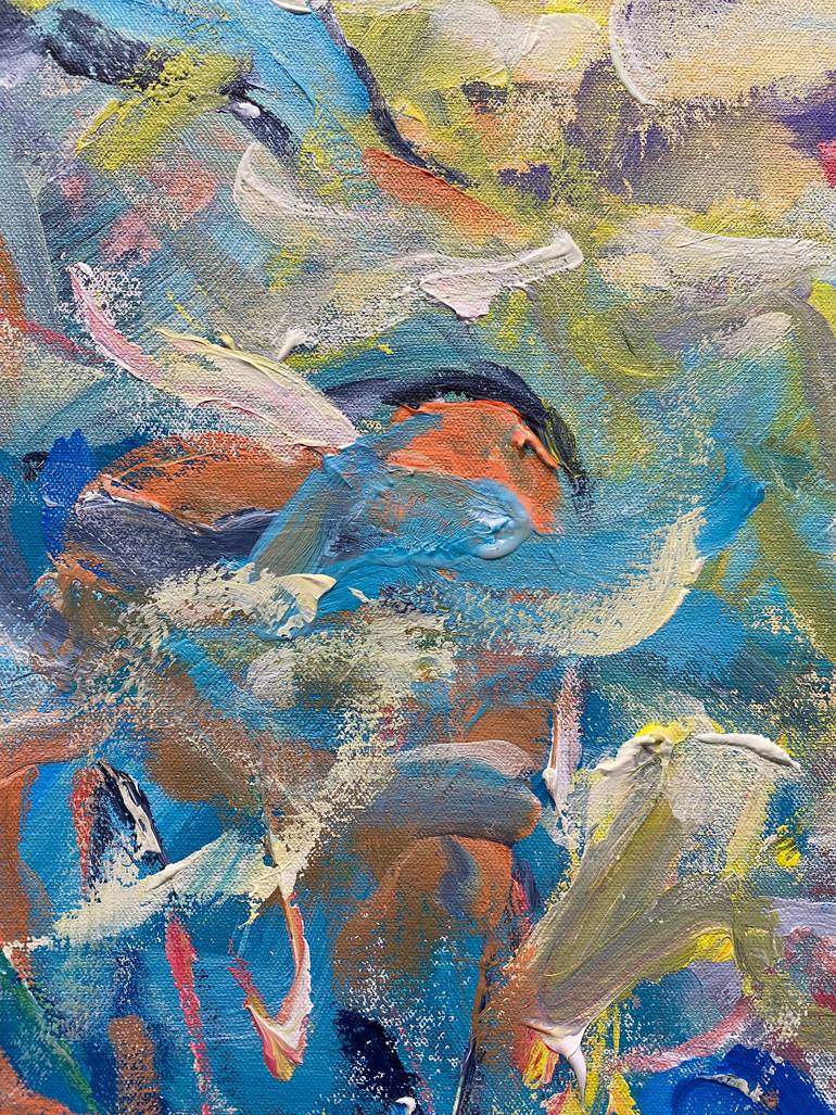 Original Abstract Painting by Gabriela Horikawa