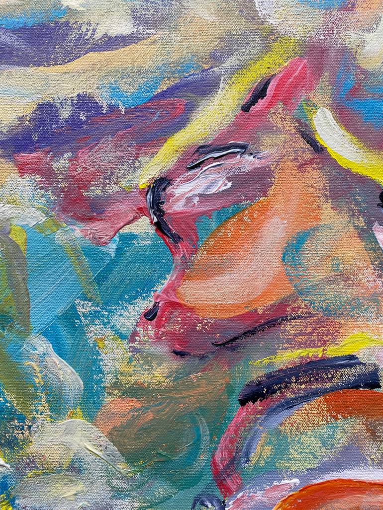 Original Abstract Painting by Gabriela Horikawa