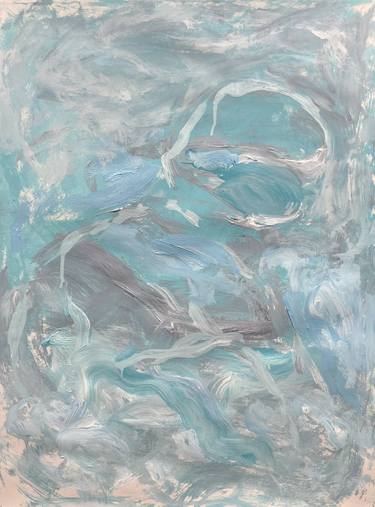 Original Abstract Expressionism Abstract Painting by Gabriela Horikawa