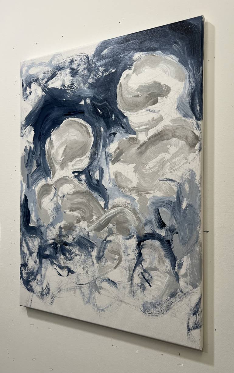 Original Abstract Children Painting by Gabriela Horikawa
