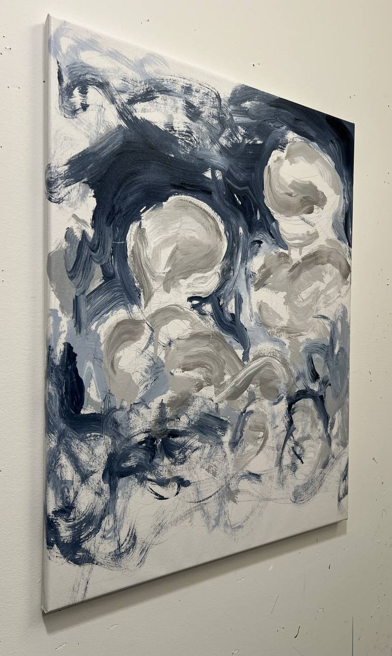 Original Abstract Children Painting by Gabriela Horikawa