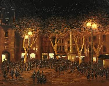 Original Impressionism Cities Paintings by Gabriela Horikawa