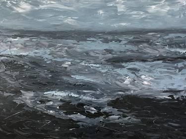 Original Abstract Expressionism Landscape Paintings by Gabriela Horikawa