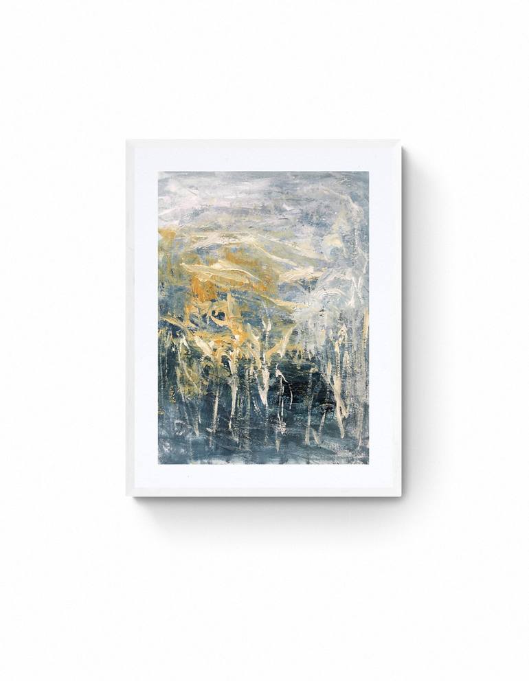 Original Abstract Expressionism Landscape Painting by Gabriela Horikawa