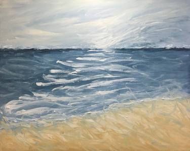 Original Abstract Expressionism Seascape Paintings by Gabriela Horikawa