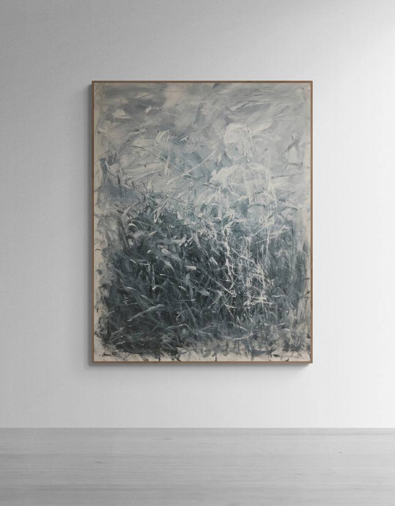 Original Abstract Expressionism Landscape Painting by Gabriela Horikawa