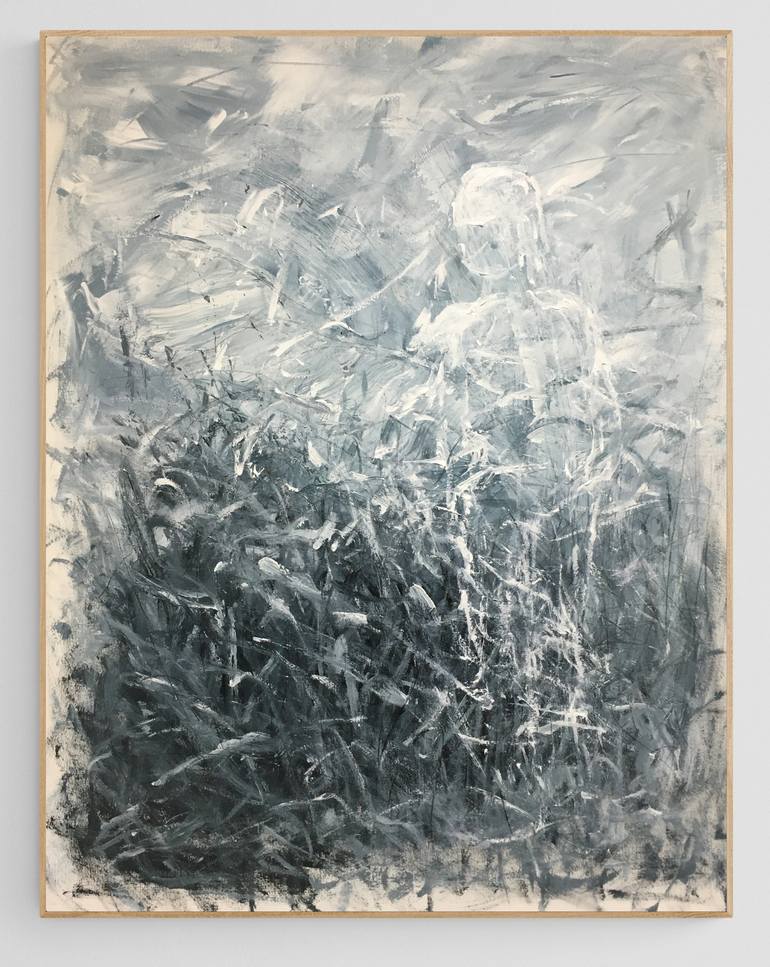 Original Abstract Expressionism Landscape Painting by Gabriela Horikawa