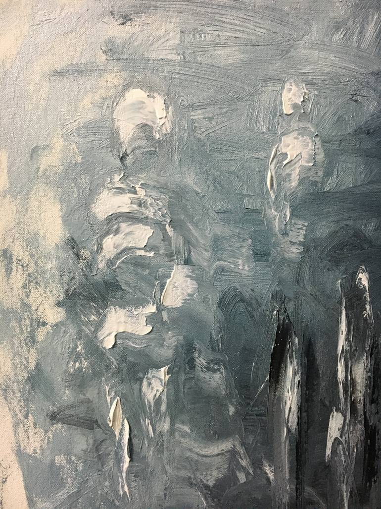 Original Abstract Expressionism Landscape Painting by Gabriela Horikawa