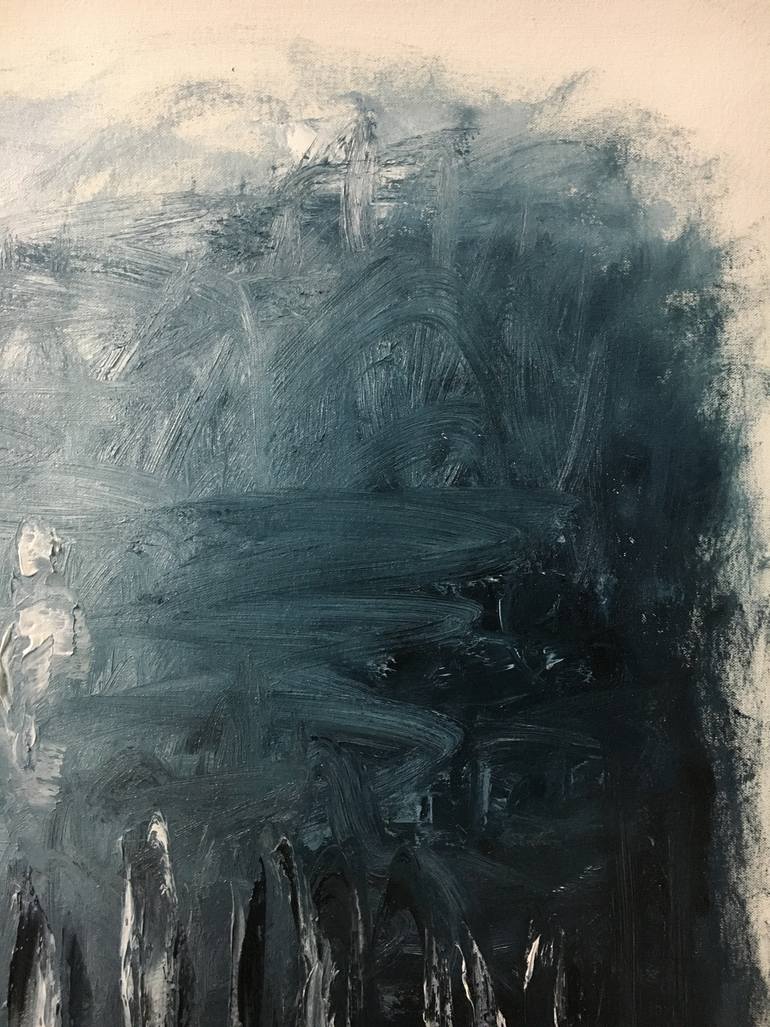 Original Abstract Expressionism Landscape Painting by Gabriela Horikawa