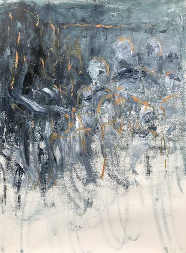 Original Abstract Expressionism Abstract Paintings by Gabriela Horikawa