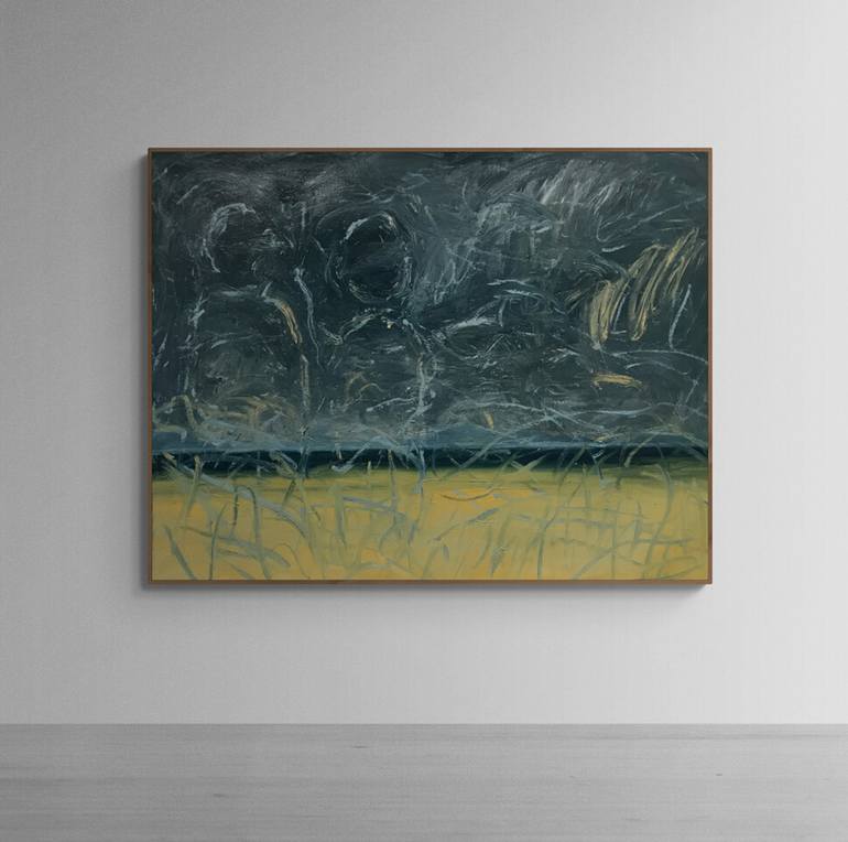 Original Abstract Expressionism Abstract Painting by Gabriela Horikawa