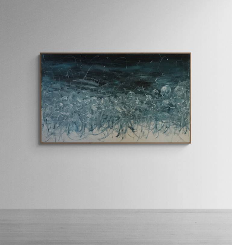 Original Abstract Expressionism Abstract Painting by Gabriela Horikawa