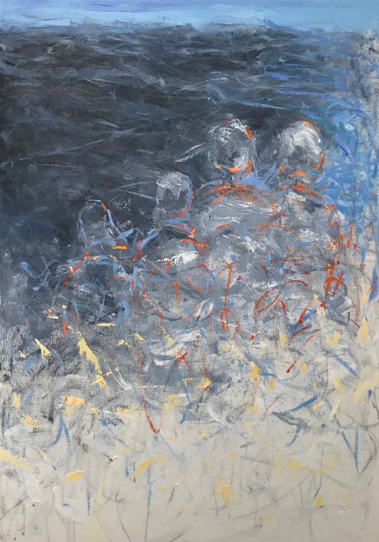 At the Mountain Top Painting by Gabriela Horikawa | Saatchi Art