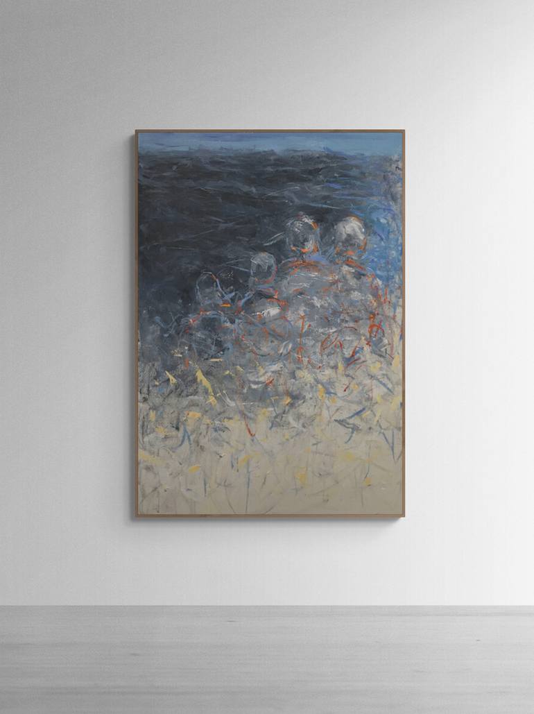 Original Abstract Expressionism Abstract Painting by Gabriela Horikawa