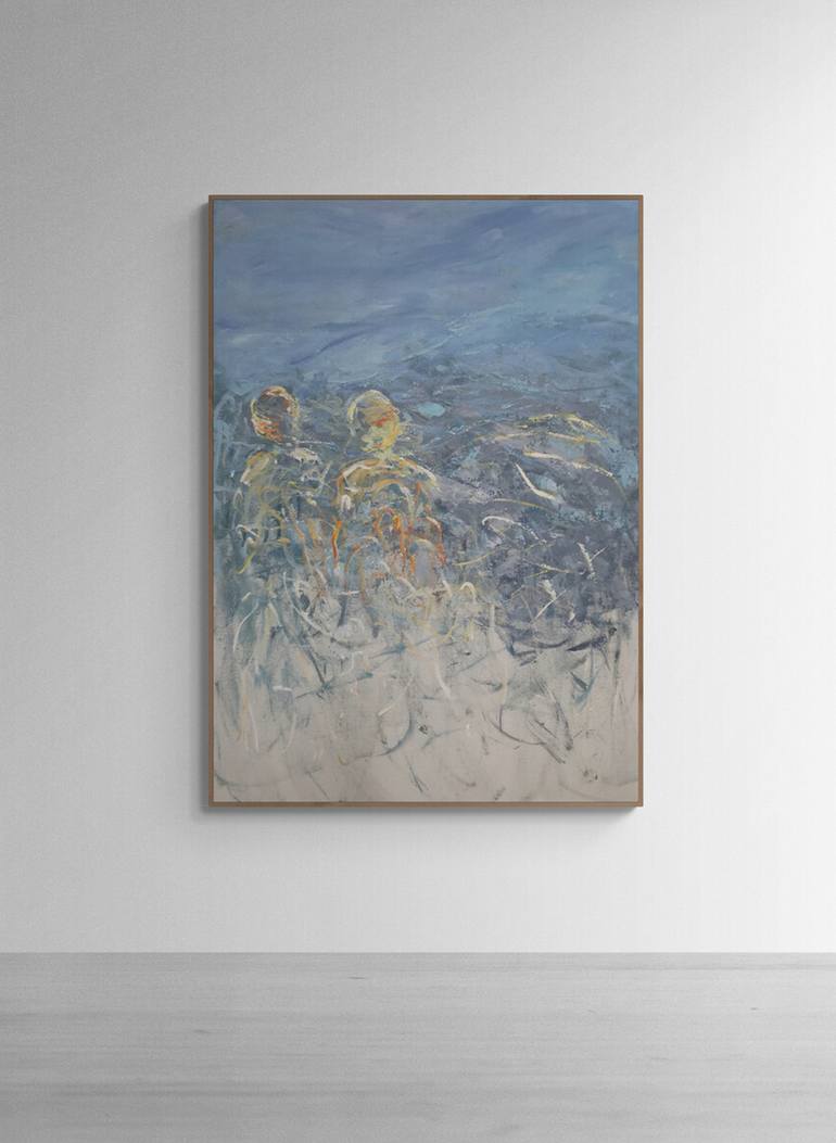 Original Abstract Expressionism Abstract Painting by Gabriela Horikawa