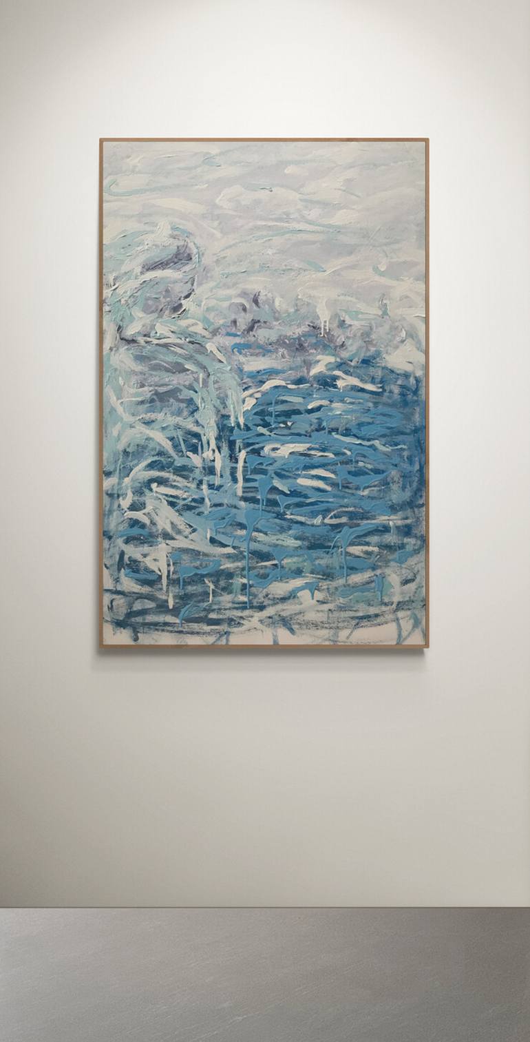 Original Abstract Expressionism Abstract Painting by Gabriela Horikawa