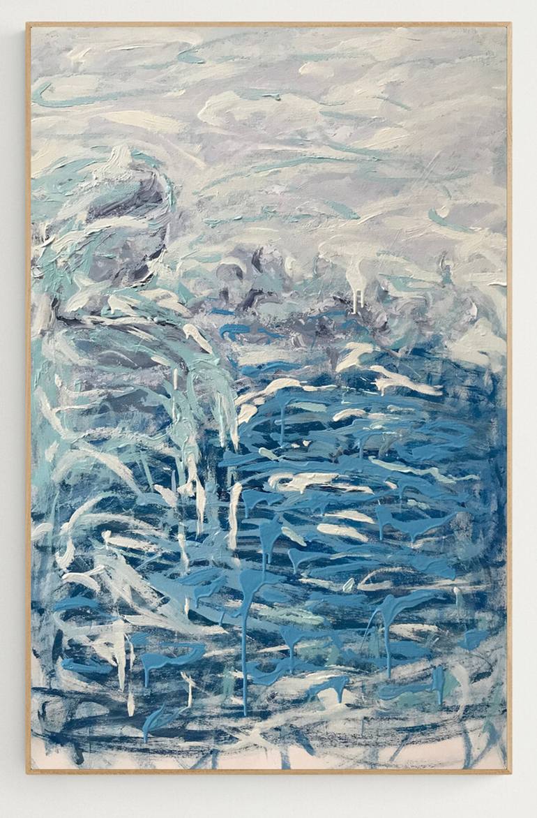 Original Abstract Expressionism Abstract Painting by Gabriela Horikawa