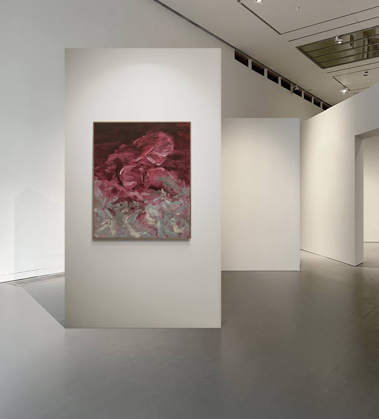 Original Abstract Expressionism Abstract Painting by Gabriela Horikawa