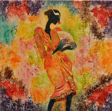 Print of Surrealism Women Paintings by Syed Thajudeen
