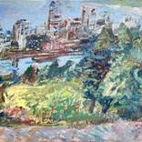 Rainy Morning View of Saint Paul Skyline on Independence Day by Jason Kehrer