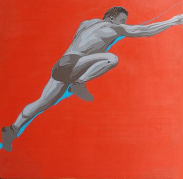 Original Figurative Sports Paintings by Fabiana Minieri