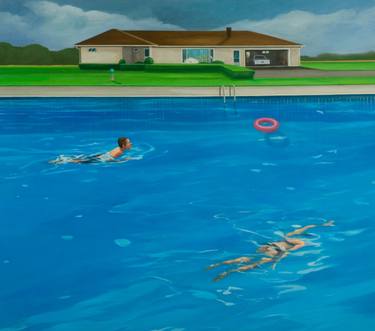 Original Modern Water Paintings by Richard Hutchins