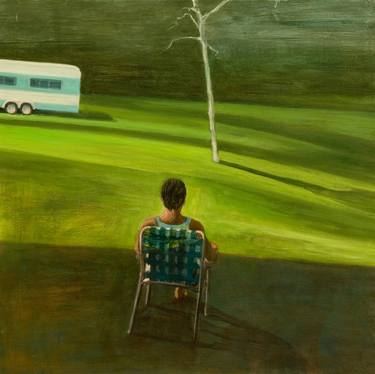 Original Figurative Landscape Paintings by Richard Hutchins