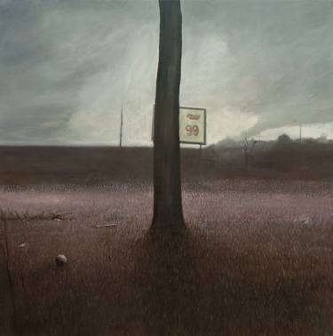 Original Surrealism Landscape Paintings by Richard Hutchins