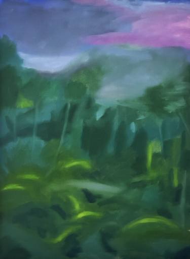 Original Abstract Landscape Painting by gretchen kish