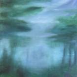 Mountain of mist and fog by Gretchen Kish