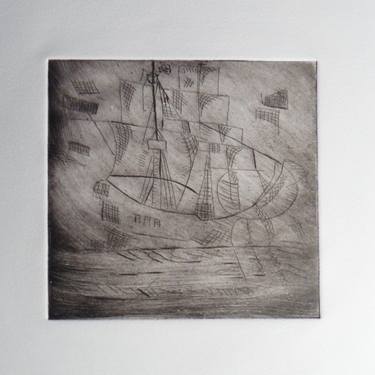 Print of Ship Printmaking by Gregory Bolton