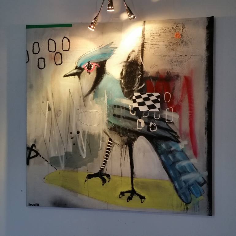 Original Figurative Animal Painting by Jérôme Rochette
