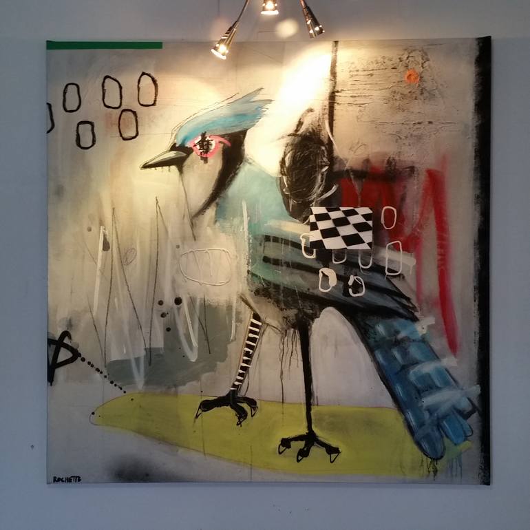 Original Figurative Animal Painting by Jérôme Rochette
