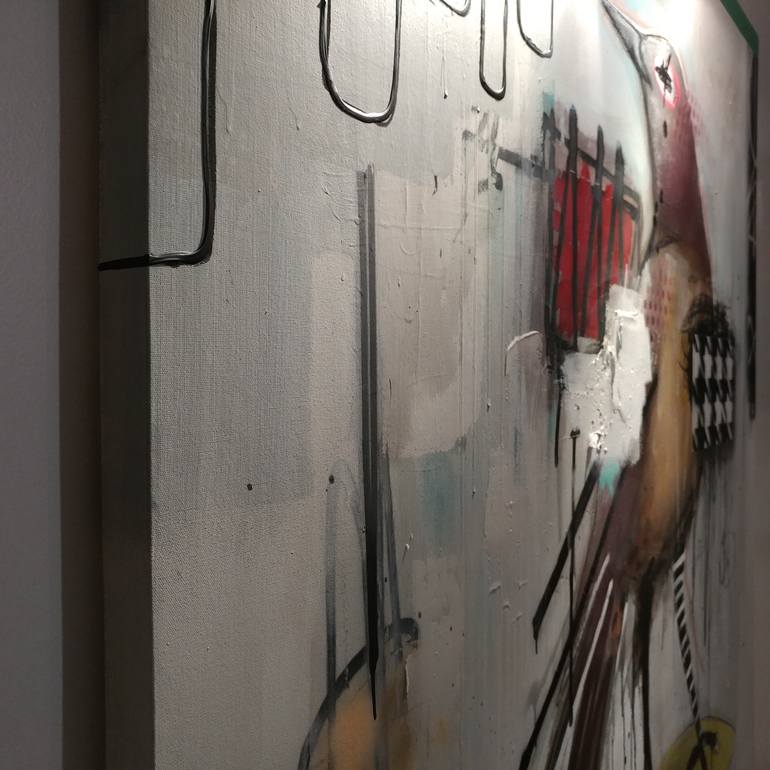 Original Figurative Animal Painting by Jérôme Rochette