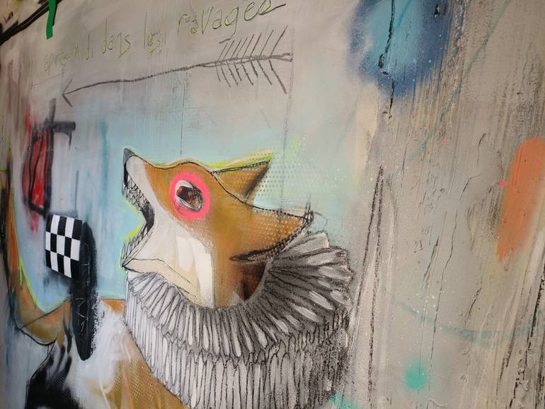 Original Figurative Animal Painting by Jérôme Rochette