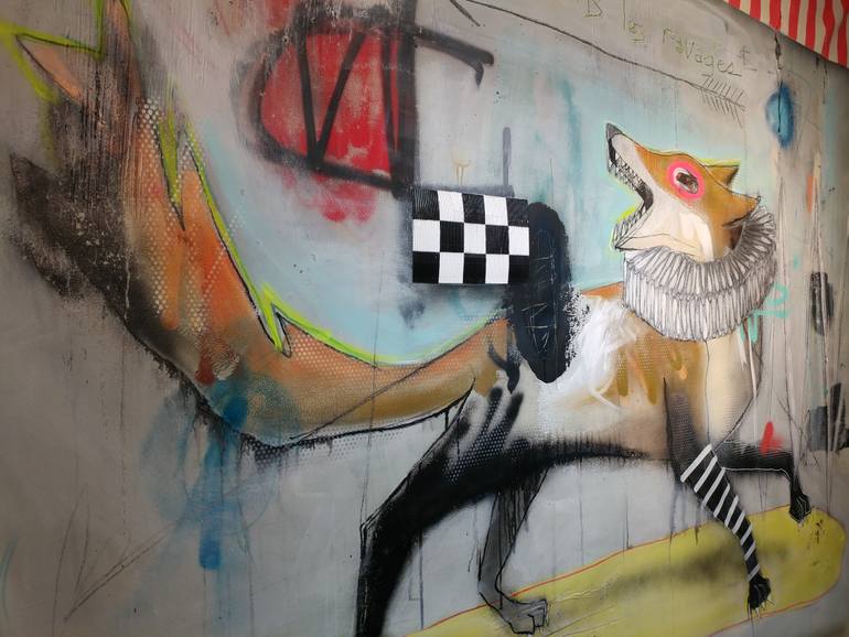 Original Figurative Animal Painting by Jérôme Rochette