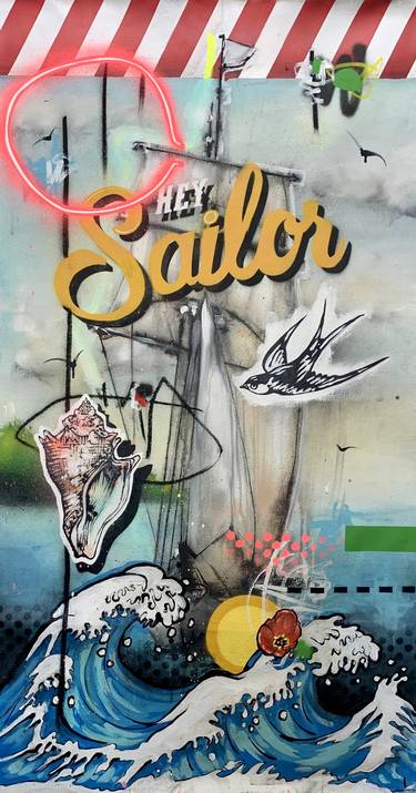 Saatchi Art Artist Jérôme Rochette; Paintings, “Hey Sailor” #art
