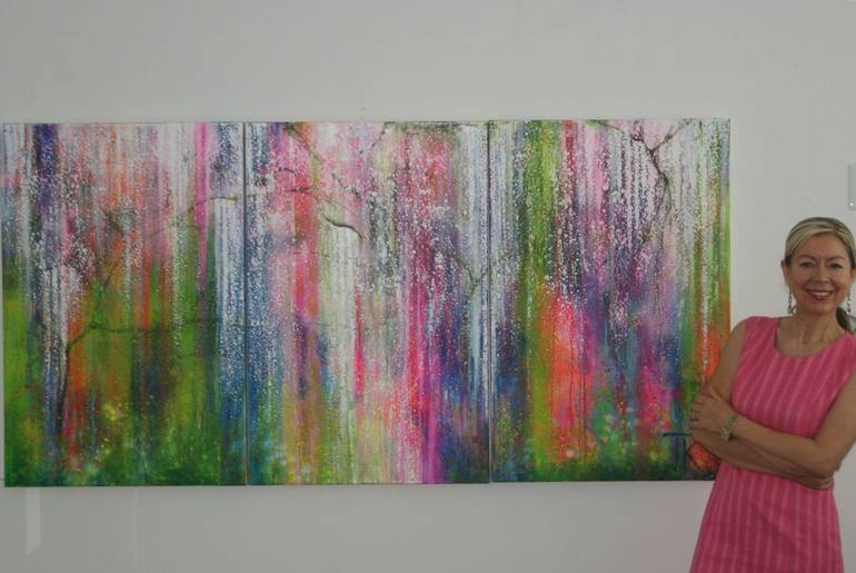 Original Abstract Painting by Tina Karpenchuk