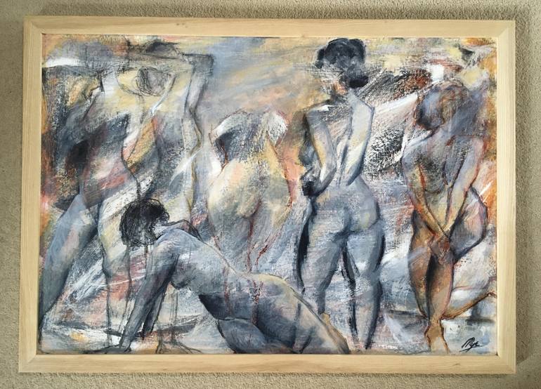 Original Figurative Women Painting by Prue Pye