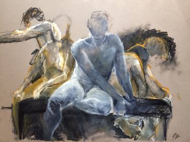 Original Fine Art Nude Paintings by Prue Pye