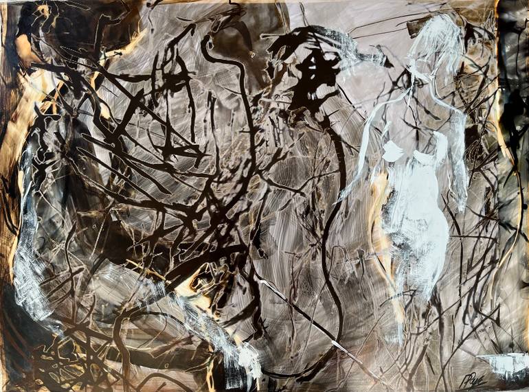 She Wears Perfume Painting by Prue Pye Saatchi Art