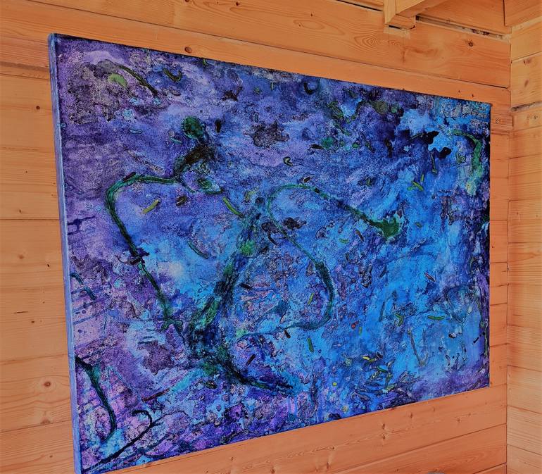 Original Abstract Expressionism Abstract Painting by Patrick Hillard