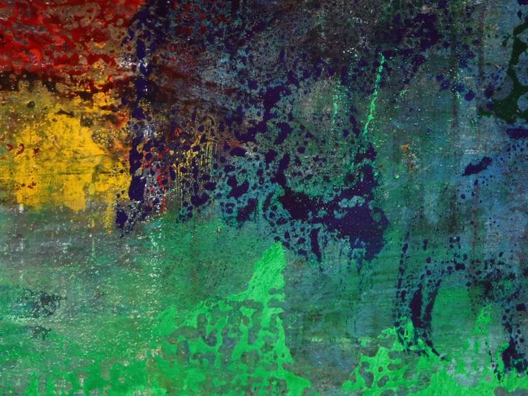 Original Abstract Fantasy Painting by Patrick Hillard