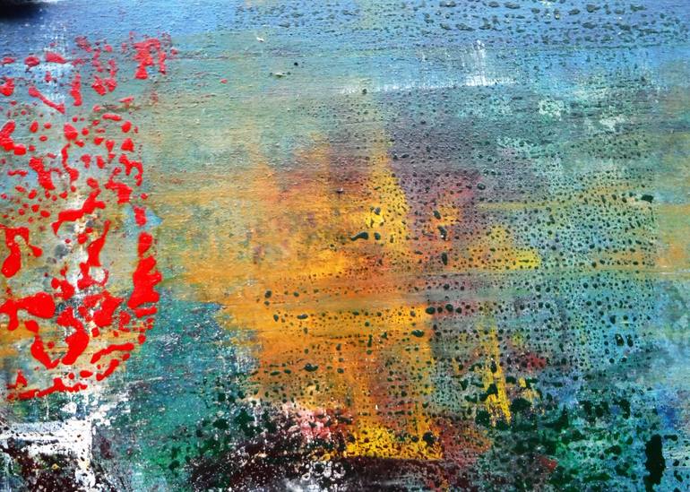 Original Abstract Fantasy Painting by Patrick Hillard