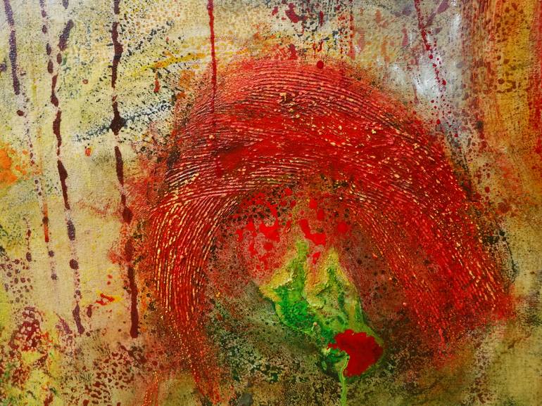 Original Conceptual Abstract Painting by Patrick Hillard