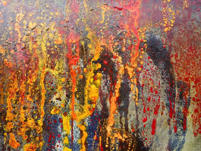 Original Conceptual Abstract Painting by Patrick Hillard